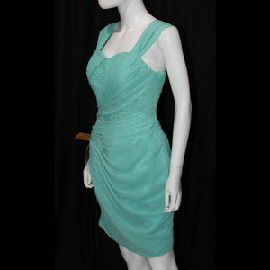 New LIGHT in the BOX Seafoam Green Dress ~ 7/8